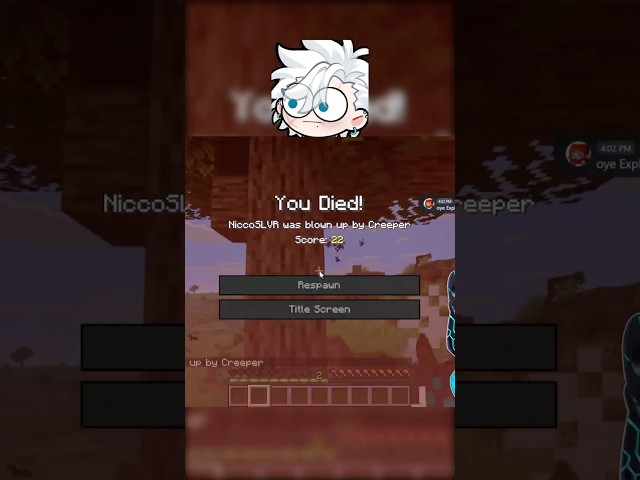 The Creeper Caught Me Sneezing!