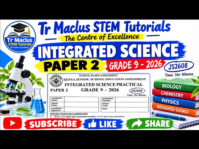INTEGRATED SCIENCE PAPER 2 COMPASS 2608