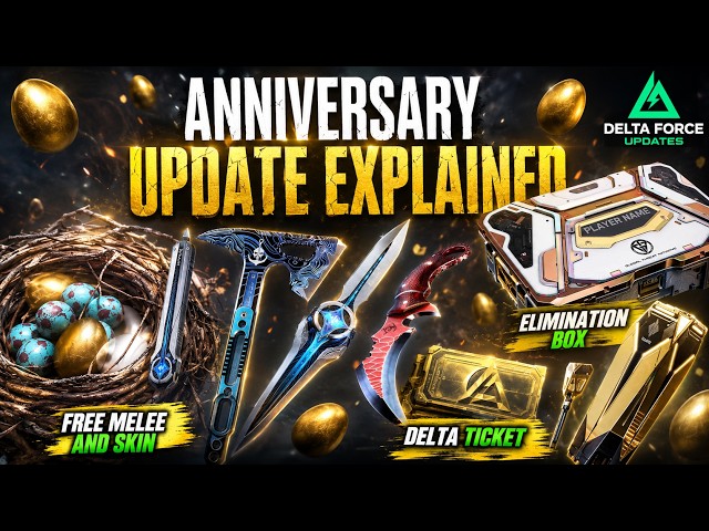 Anniversary Update, Free Melee,Delta Ticket,Elimination Box and More- Delta Force Updates