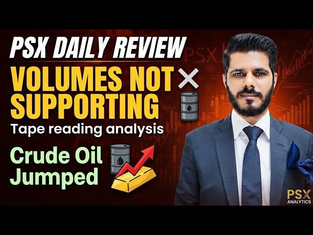 PSX Daily Review: Volumes Not Supporting | Tape Reading Analysis & Crude Oil Jump