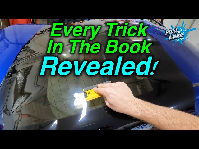 How To Hand Cut, Shrink, AND Install Window Tint On 2000-2005 Honda Civic