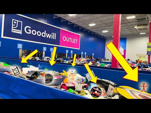 There it is. • Goodwill Outlet Bins Shopping • POV Thrifting