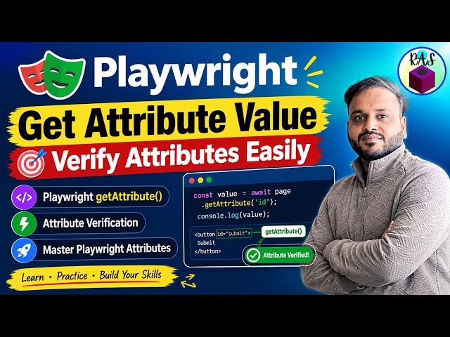Playwright getAttribute() Tutorial | Get Attribute Value & Verify Attributes