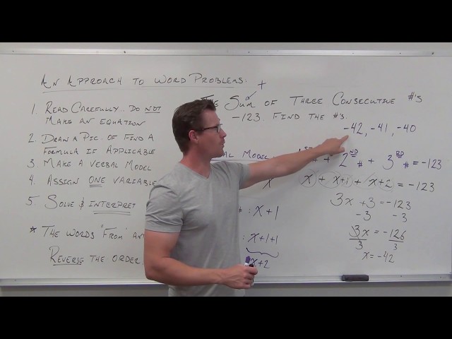 Common Word Problems (TTP Video 11)