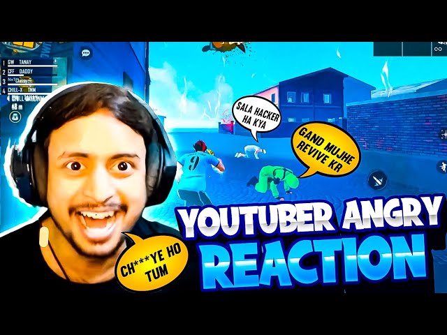 Angry YouTuber 🤬😡 Shouting On His Team When We Killed Them 🤭🤣 || WATCH IF U REALLY WANT TO LAUGH🤣🤣