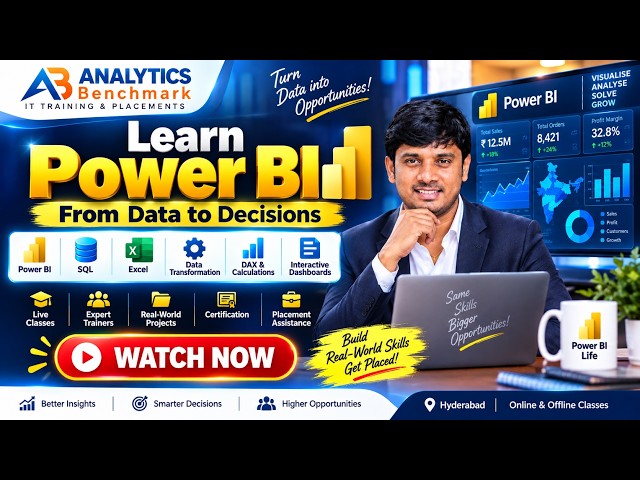 Power BI with AI Free Demo|Best Power BI Training in Hyderabad, Power BI Course Hyderabad|8374015055