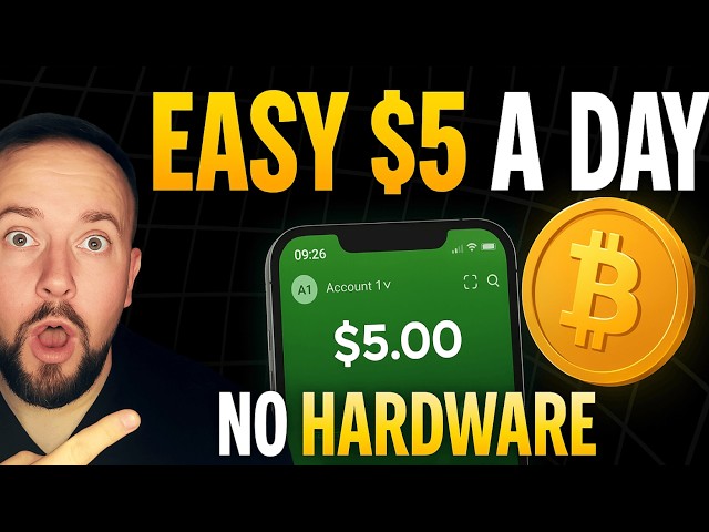 $5 a Day in Bitcoin Mining – No Hardware Needed ( BEST APP )