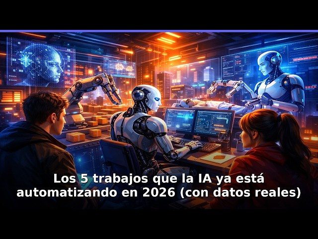 Los 5 trabajos que la IA ya está automatizando en 2026 (con datos reales)