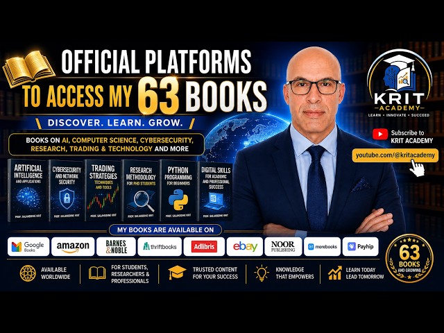 📚 Official Platforms to Access My 63 Books  Prof  Salahddine Krit