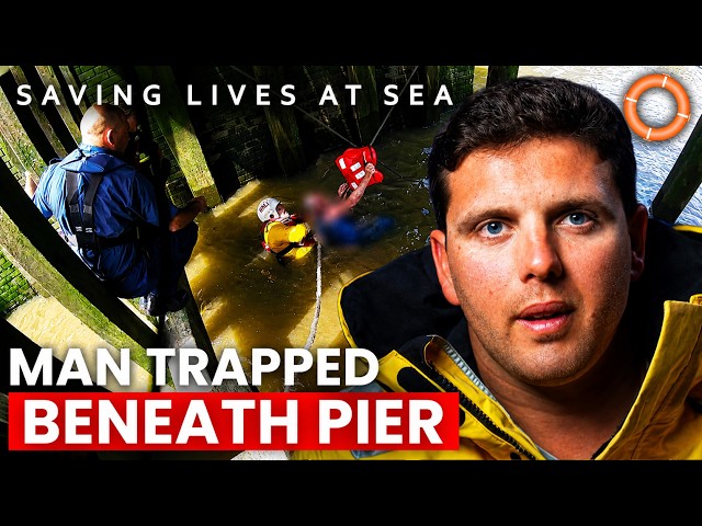 Man Trapped Under Pier As Tide Rises | Saving Lives At Sea | S03 E08 | Full Episode