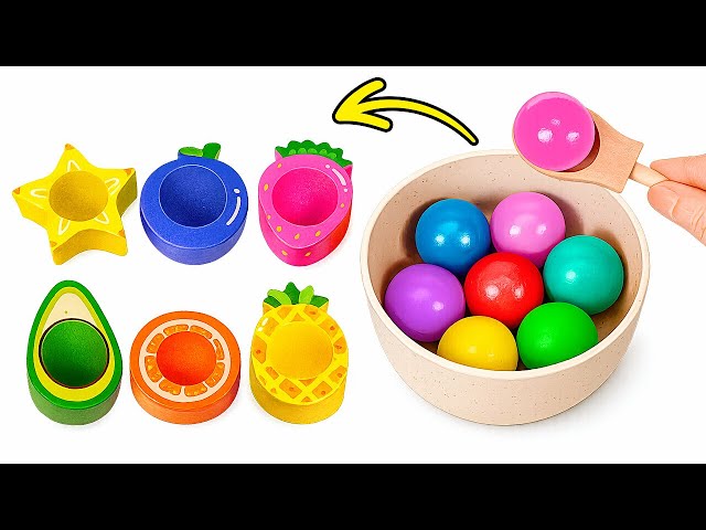 Fruit Color Sorting 🍏🍓 Fun Sorting Game for Toddlers