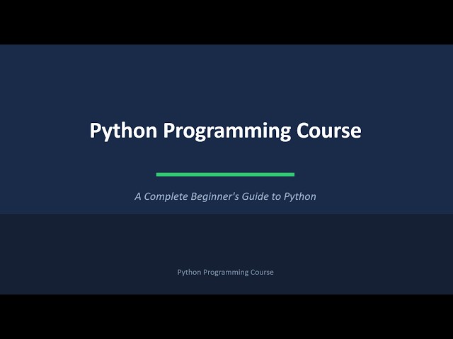 Python Programming Tutorial for Beginners | Lecture 1 | Learn Python from Scratch