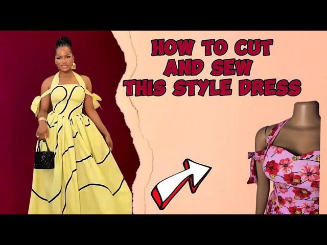 HOW TO DRAFT AND CUT A SUNDRESS | BEGINNER FRIENDLY SEWING TUTORIAL ✂️👗