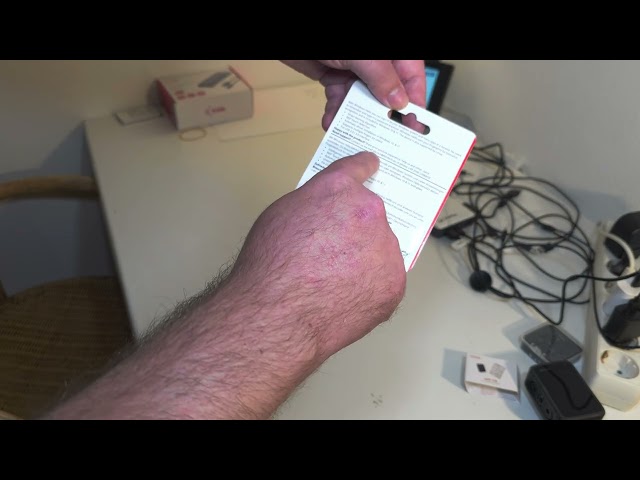 FeinTech FPS00201 Fingerprint sensor USB Unboxing