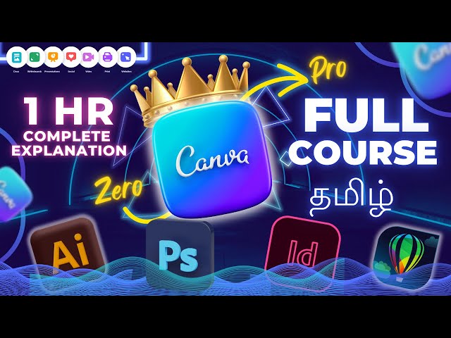 🤩Canva full course playlist tamil | Canva full course in tamil | Canva tutorial in tamil 🤩