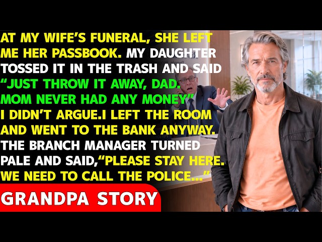 “It’s All Trash—She Had No Money” — My Daughter Threw Away My Wife’s Passbook, Then the Bank…