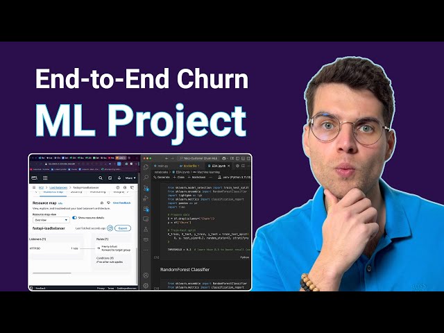 Build & Deploy ML Churn model with FastAPI, MLFlow, Docker, & AWS