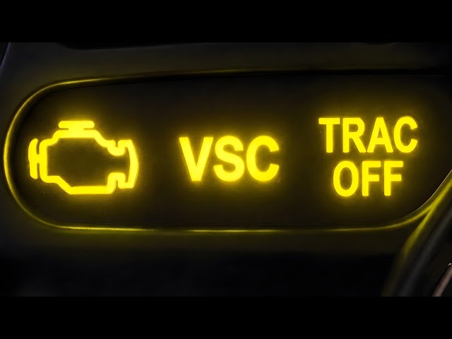 How to Fix & Reset Check Engine, VSC & TRAC OFF Warning Lights Stay On or Flashing | VSC light On
