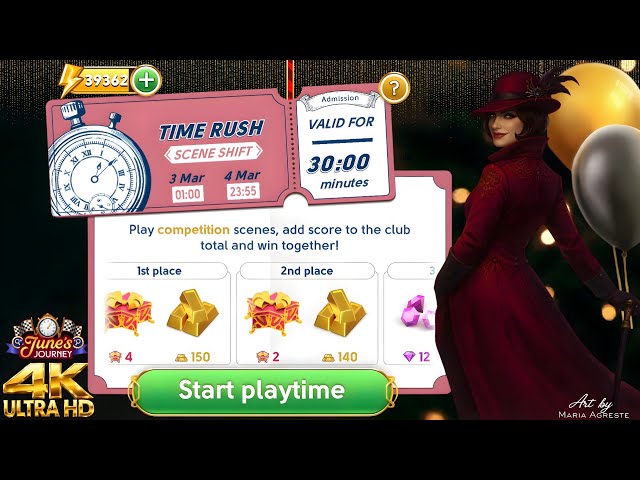 JUNE'S JOURNEY 3-4 MARCH 2026 TIME RUSH ( Scene Shift ) COMPETITION [4K UHD 60FPS]