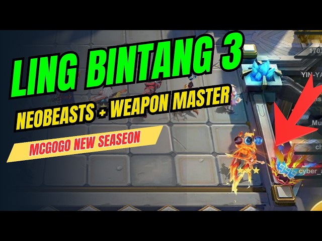 HERO LEGEND LING BINTANG 3!! NEOBEASTS 999 + WEAPON MASTER 🔥🔥 #mcgogo #magiccheesgogo