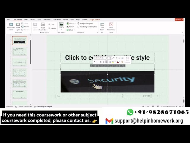 Shelly Cashman PowerPoint 365 | Module 8: SAM Project A