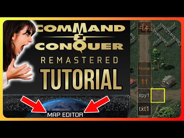 C&C Remastered: Basic Map Editor MEGA Tutorial (Red Alert) - Triggers, Team Types, Globals & More!