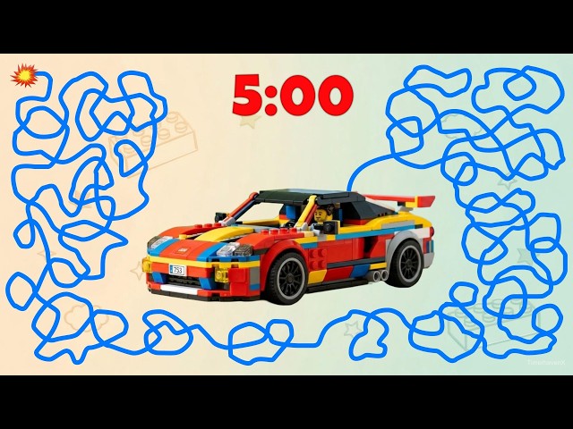 5 Minute Timer Bomb | LEGO Car Timer EXPLOSION! 🚗💥