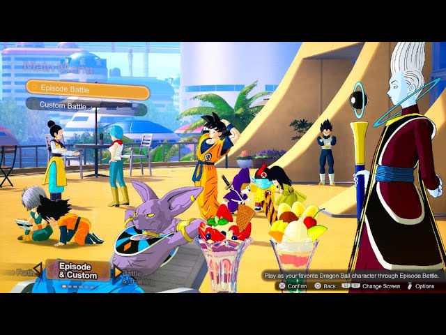 Full User Interface - All Options available in DRAGON BALL: Sparking! ZERO 4K HDR