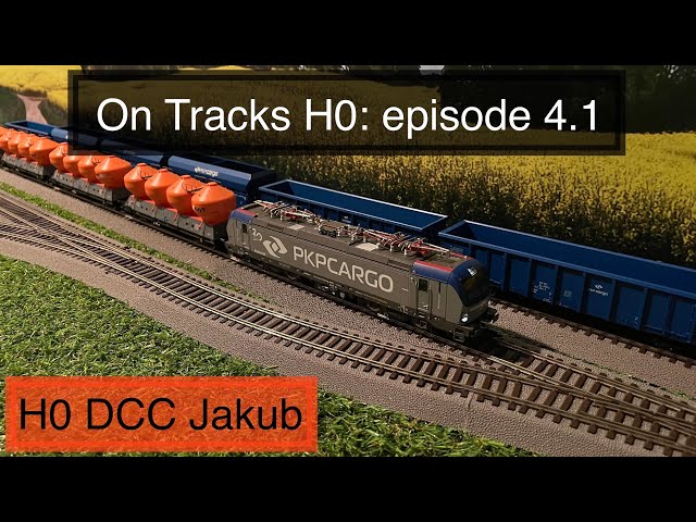 On Tracks H0 Episode 4.1 Vectron with Silo Wagons | #AWT | #PKP | #PKPCargo | #Roco | #H0 | #4K #004