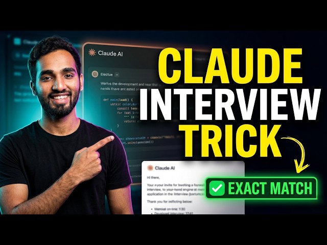 Claude AI for Job Application: Predict Exact Interview Questions + Mock Interview (Free)