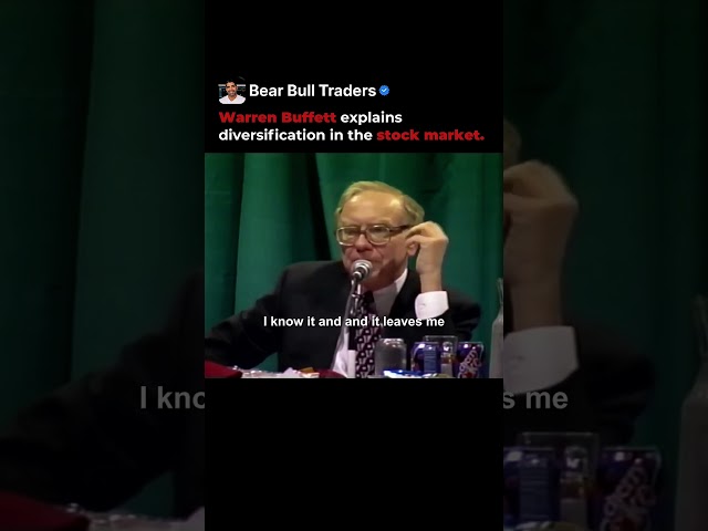 Warren Buffett Explains Diversification In The Stock Market