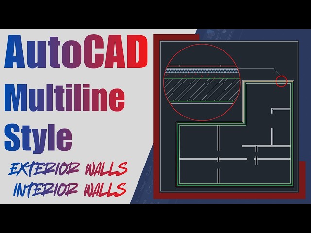 AutoCAD Multiline Style: Create Professional Exterior Walls