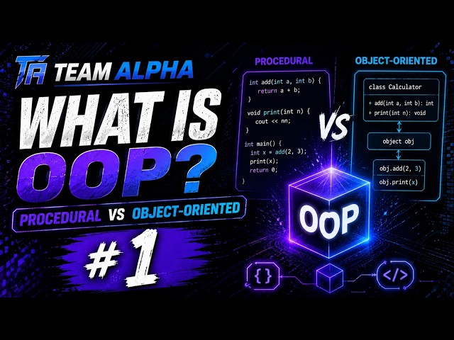 What is OOP- - Procedural vs Object-Oriented Programming