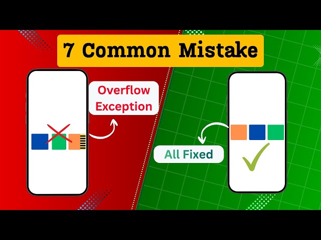 7 Critical Widget Mistakes That BREAK Your UI