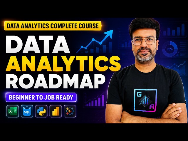 Data Analytics Full Course for Beginners 2026 | Complete Roadmap to Become a Data Analyst