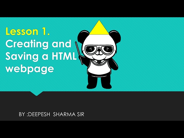 HTML Programming – Part 1 | Creating a Basic Web Page (Beginner Tutorial)