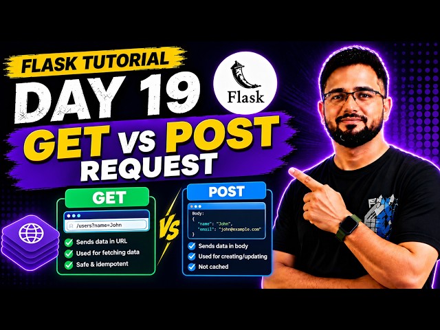 Flask Tutorial #19 - GET vs POST Request