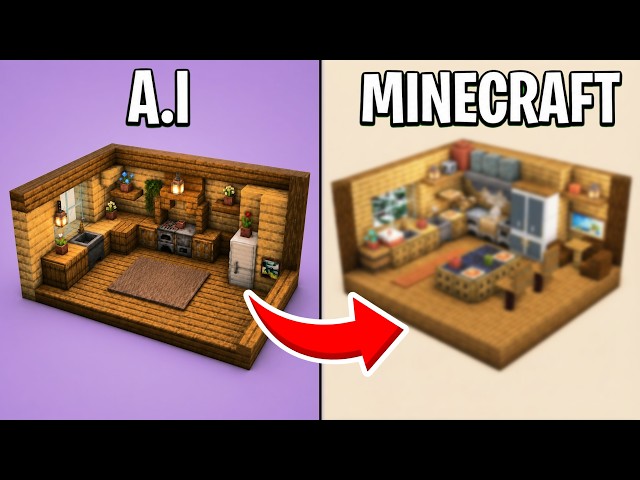 Can AI Design a Better Minecraft Interior Than Me?