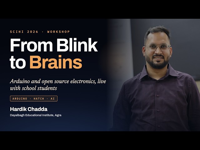 SciHi2026 Session 3 | Hardik Chadda | Sept 26, 2026