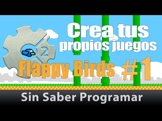 Como Crear Flappy Bird #1 en Construct 2. Construct 2 tutorial Español.