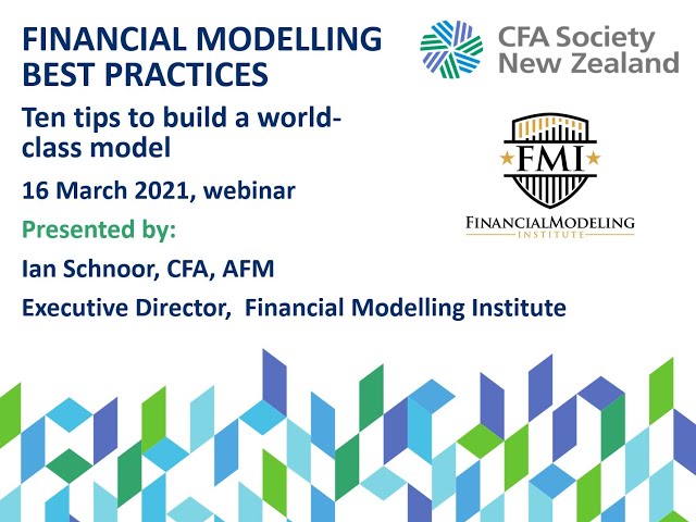 Financial Modelling Best Practices