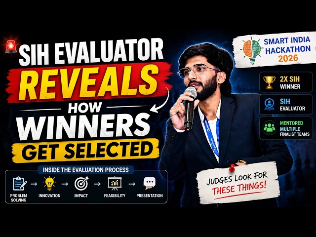 SIH Evaluator Reveals How Winners Get Selected