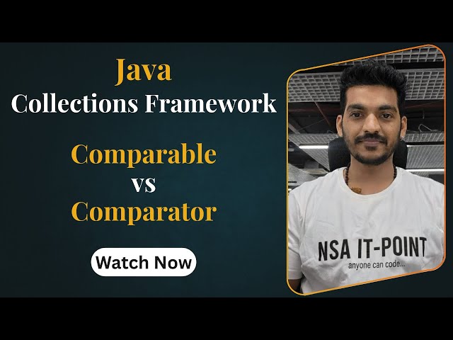 Comparator vs Comparable in Java | Full Explanation with Examples