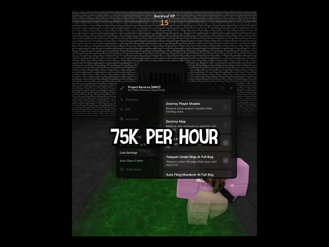 THE BEST SCRIPT IN MM2 AUTO FARM | SCRIPT IN COMMENTS  #roblox #scripting #mm2 #murdermystery2