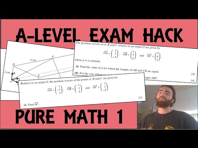 Exam Hack | CIE AS Maths | P1 | Vector Question