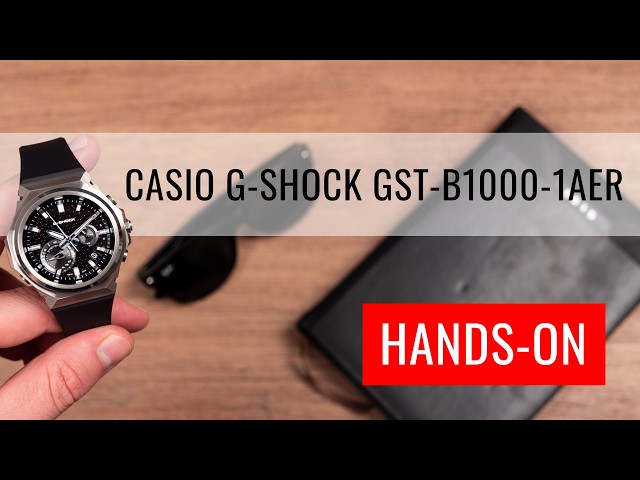 HANDS-ON: Casio G-Shock G-Steel GST-B1000-1AER Carbon Core Guard