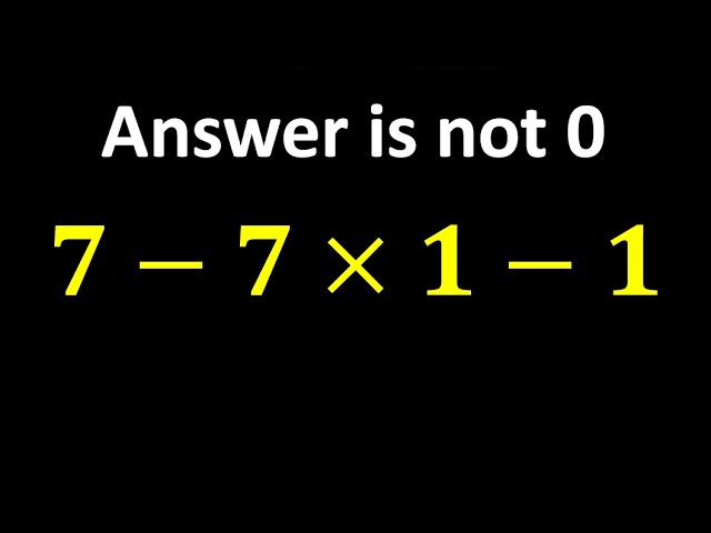 Most People Mess Up This Simple Calculation!