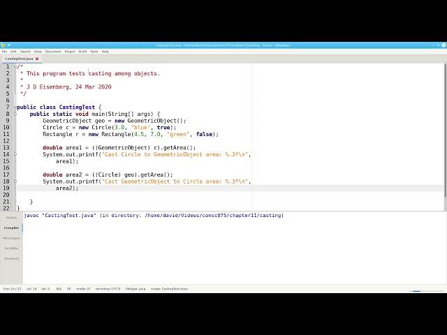 Chapter 14: Polymorphism and Casting