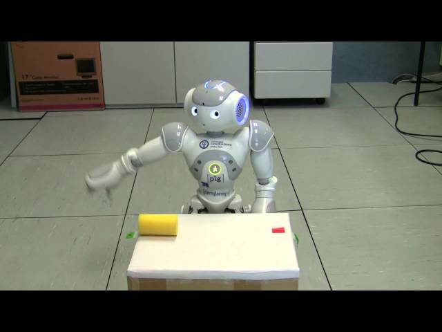 NAO locate an object and grasp from top - PLG Group - Uc3m