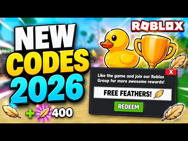 Catch 1 Billion Ducks Codes (2026) [TROPHIES] — Free Feathers